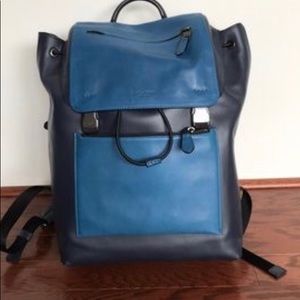 Original Coach Leather Back Pack with Serial #